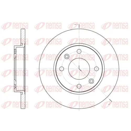 Brzdový kotúč REMSA 6535.00