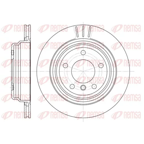 Brzdový kotúč REMSA 6588.10
