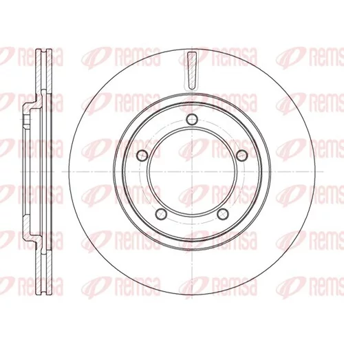 Brzdový kotúč REMSA 6818.10