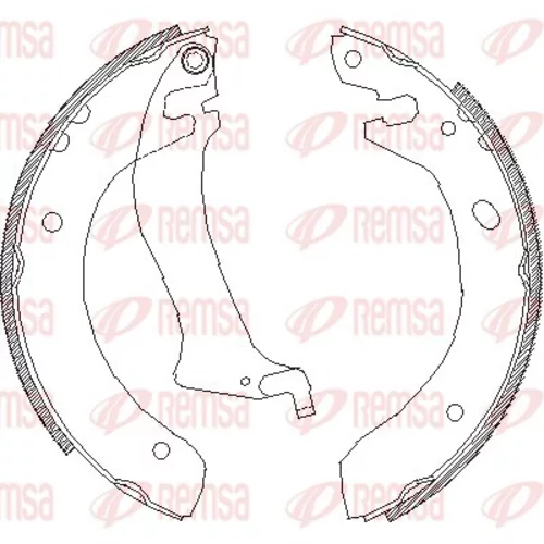 Brzdové čeľuste REMSA 4047.00