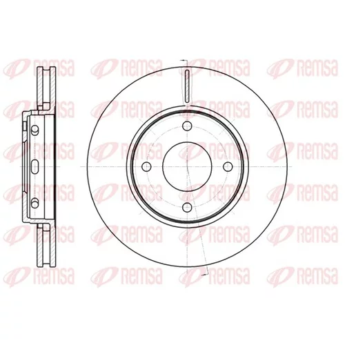 Brzdový kotúč REMSA 61097.10