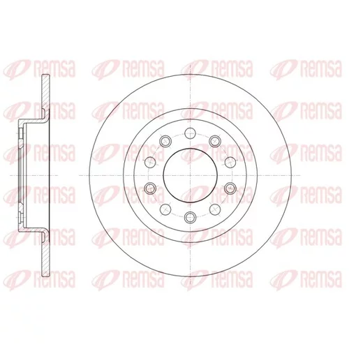 Brzdový kotúč REMSA 61445.00