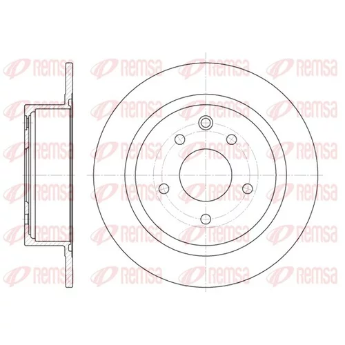 Brzdový kotúč REMSA 61530.00