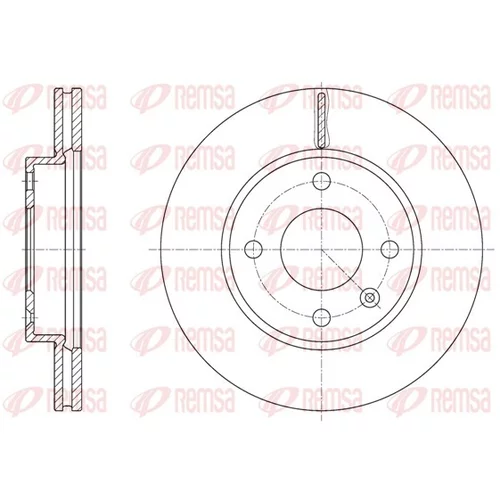 Brzdový kotúč REMSA 61624.10