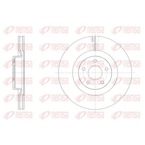 Brzdový kotúč REMSA 62558.10