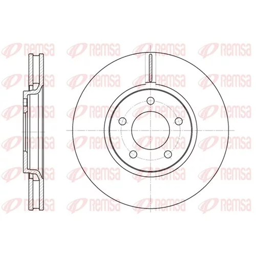 Brzdový kotúč REMSA 6602.10