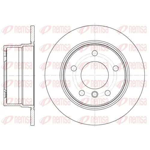 Brzdový kotúč REMSA 6798.00