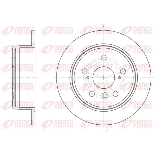 Brzdový kotúč REMSA 6904.00