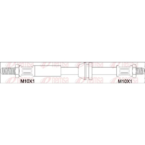 Brzdová hadica REMSA G1900.02