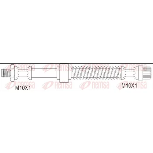 Brzdová hadica REMSA G1901.87