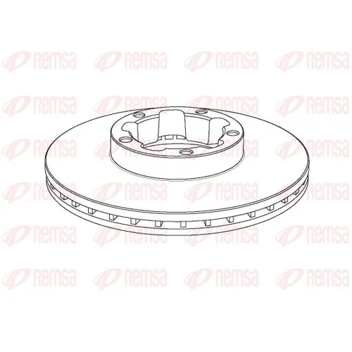 Brzdový kotúč REMSA NCA1148.20