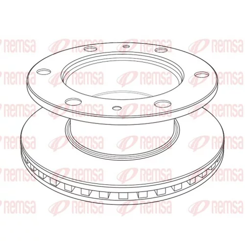 Brzdový kotúč REMSA NCA1220.20