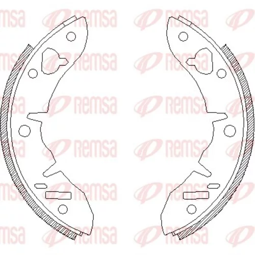 Brzdové čeľuste REMSA 4221.00