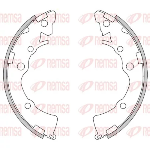 Brzdové čeľuste REMSA 4271.00