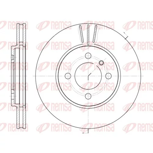 Brzdový kotúč REMSA 6062.10