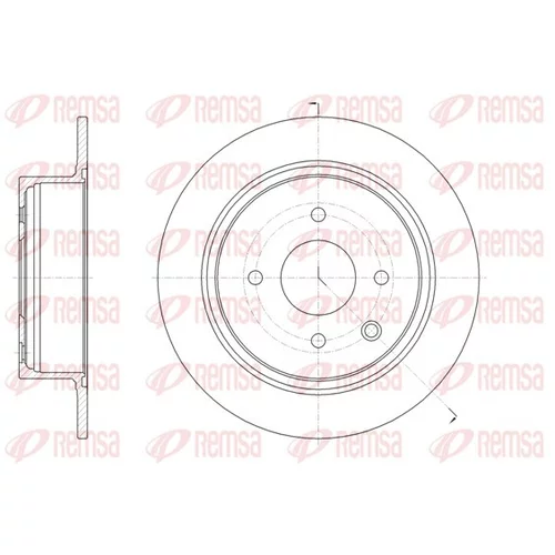 Brzdový kotúč REMSA 61579.00