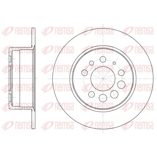 Brzdový kotúč REMSA 6283.00