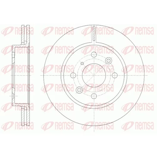 Brzdový kotúč REMSA 6523.10