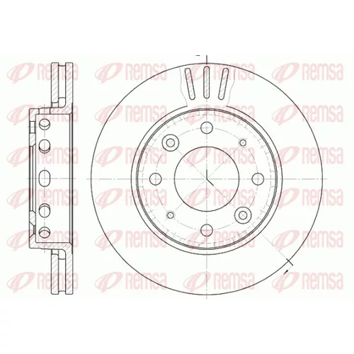 Brzdový kotúč REMSA 6815.10