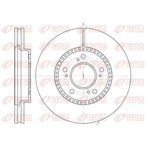 Brzdový kotúč REMSA 6938.10