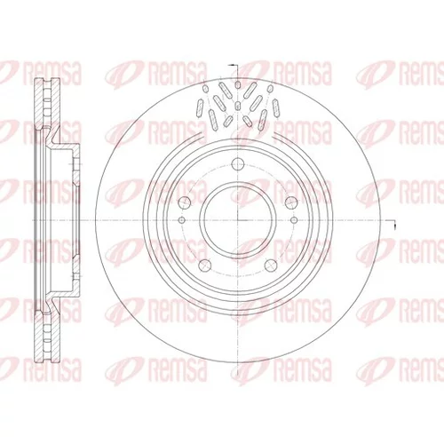 Brzdový kotúč REMSA 6996.10