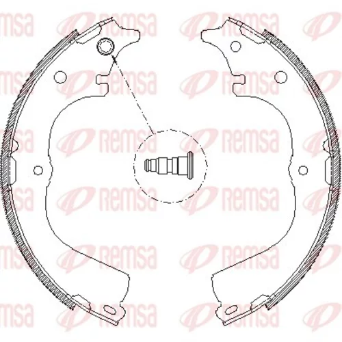 Brzdové čeľuste REMSA 4678.00