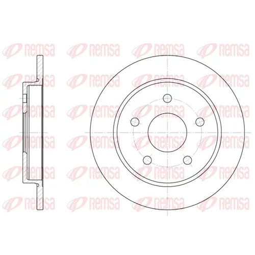 Brzdový kotúč REMSA 6147.00