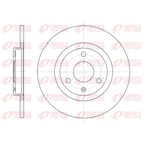 Brzdový kotúč REMSA 6190.00