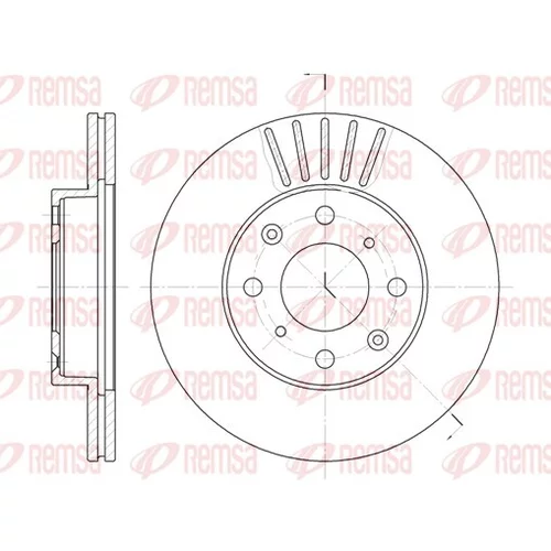 Brzdový kotúč REMSA 6369.10
