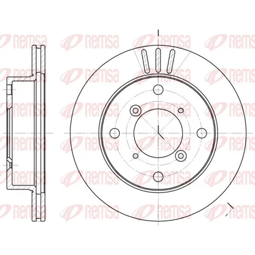 Brzdový kotúč REMSA 6399.10