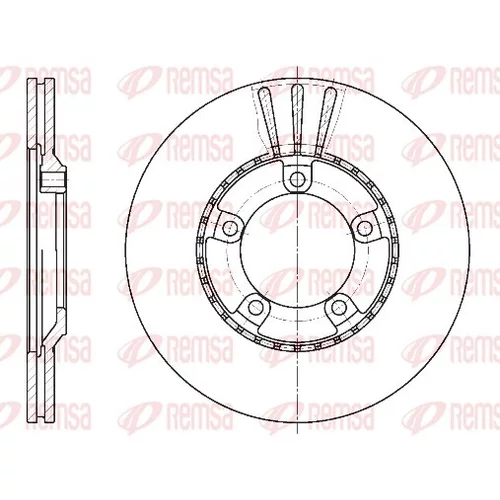 Brzdový kotúč REMSA 6520.10