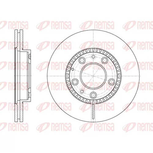 Brzdový kotúč REMSA 6767.10