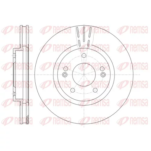 Brzdový kotúč REMSA 6897.10