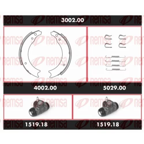 Sada bŕzd, Bubnová brzda REMSA 3002.00