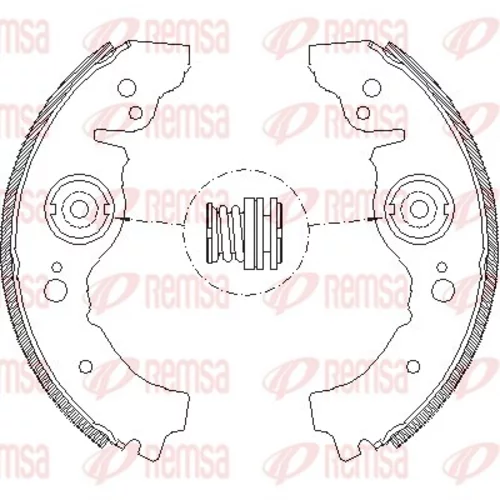 Brzdové čeľuste REMSA 4032.00