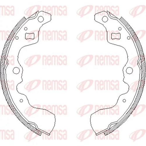 Brzdové čeľuste REMSA 4132.00
