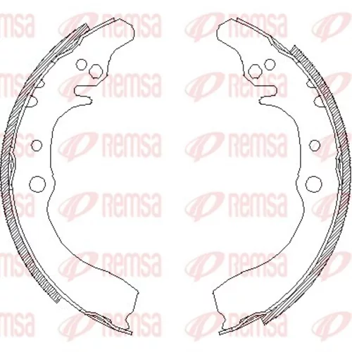 Brzdové čeľuste REMSA 4133.00