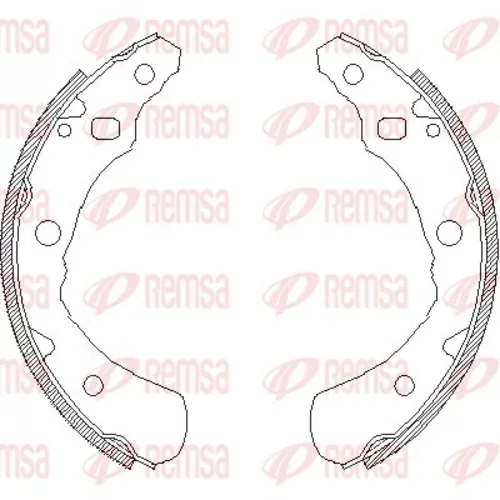 Brzdové čeľuste REMSA 4174.00
