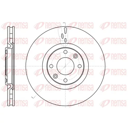 Brzdový kotúč REMSA 61059.10