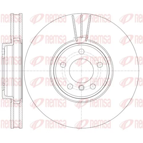 Brzdový kotúč REMSA 61079.10