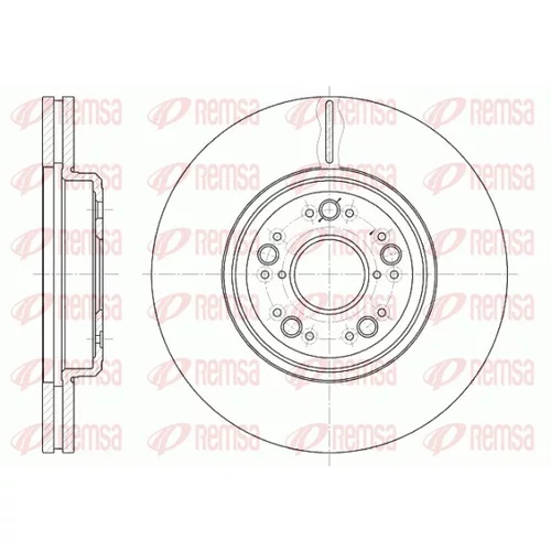 Brzdový kotúč REMSA 61252.10