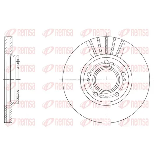 Brzdový kotúč REMSA 61678.10