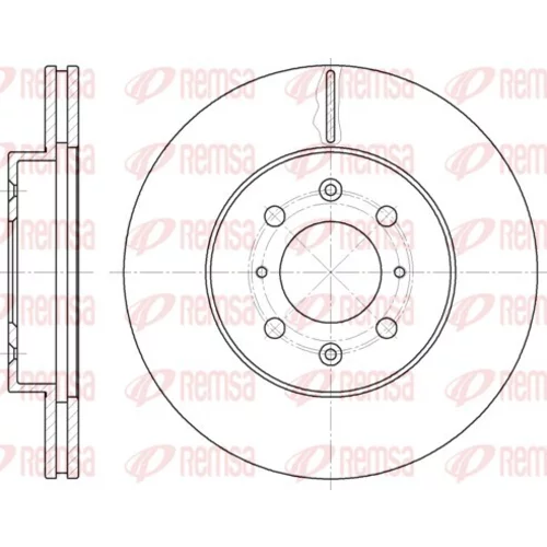 Brzdový kotúč REMSA 6224.10