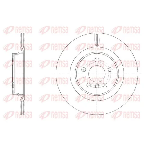 Brzdový kotúč REMSA 62553.10