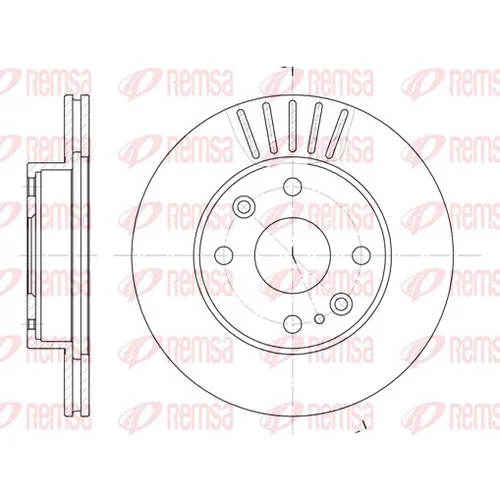 Brzdový kotúč REMSA 6386.10