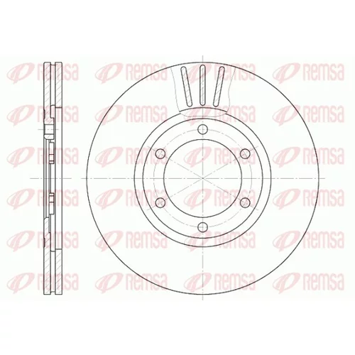 Brzdový kotúč REMSA 6413.10