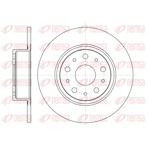 Brzdový kotúč REMSA 6457.00
