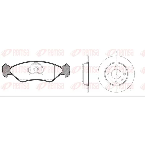 Sada bŕzd, Kotúčová brzda REMSA 8285.00