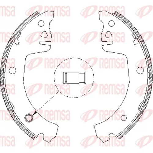 Brzdové čeľuste REMSA 4198.00