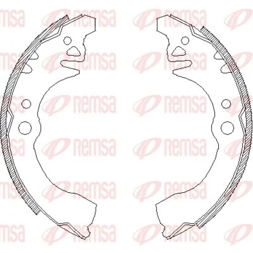 Brzdové čeľuste REMSA 4374.00